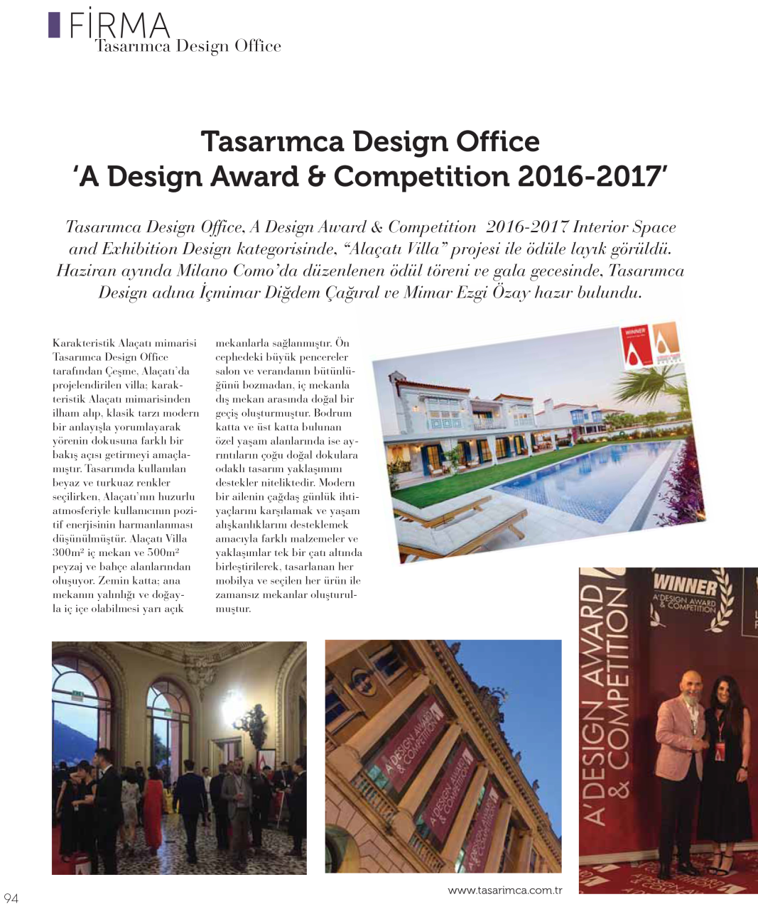İç Mimarlık & Tasarım Dergisi | Eylül 2017