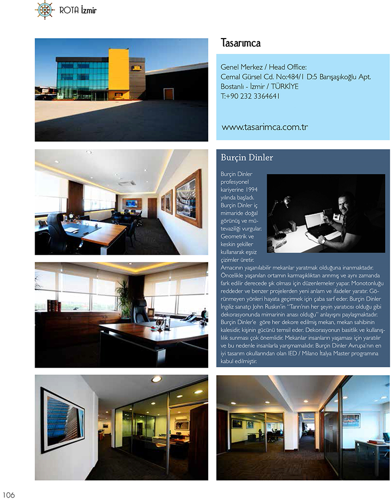 İç Mimarlık & Tasarım Dergisi | Haziran 2014
